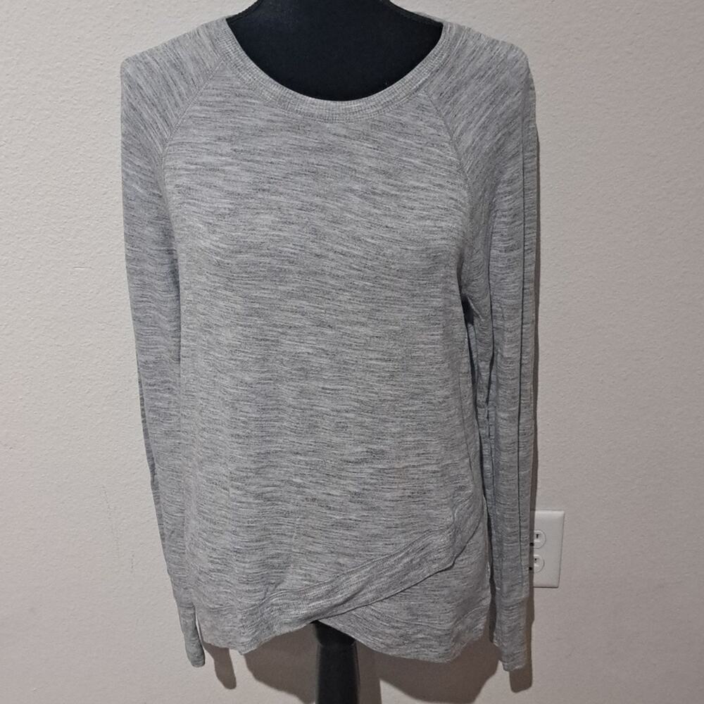 ATHLETA small gray activewear sweatshirt